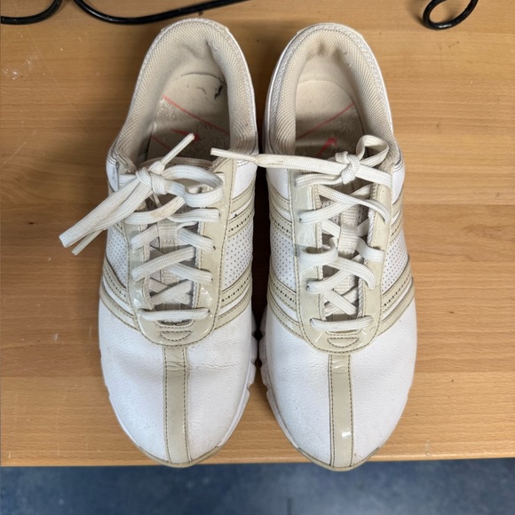 Nike Dual-Tone White and Cream Sneakers - Picture 2 of 4